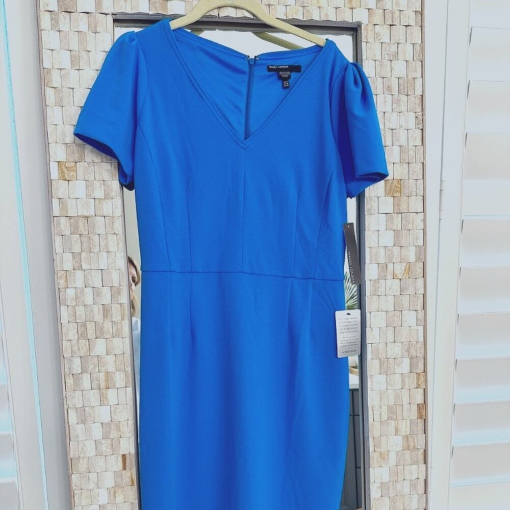 NWT Maggy London Blue Dress